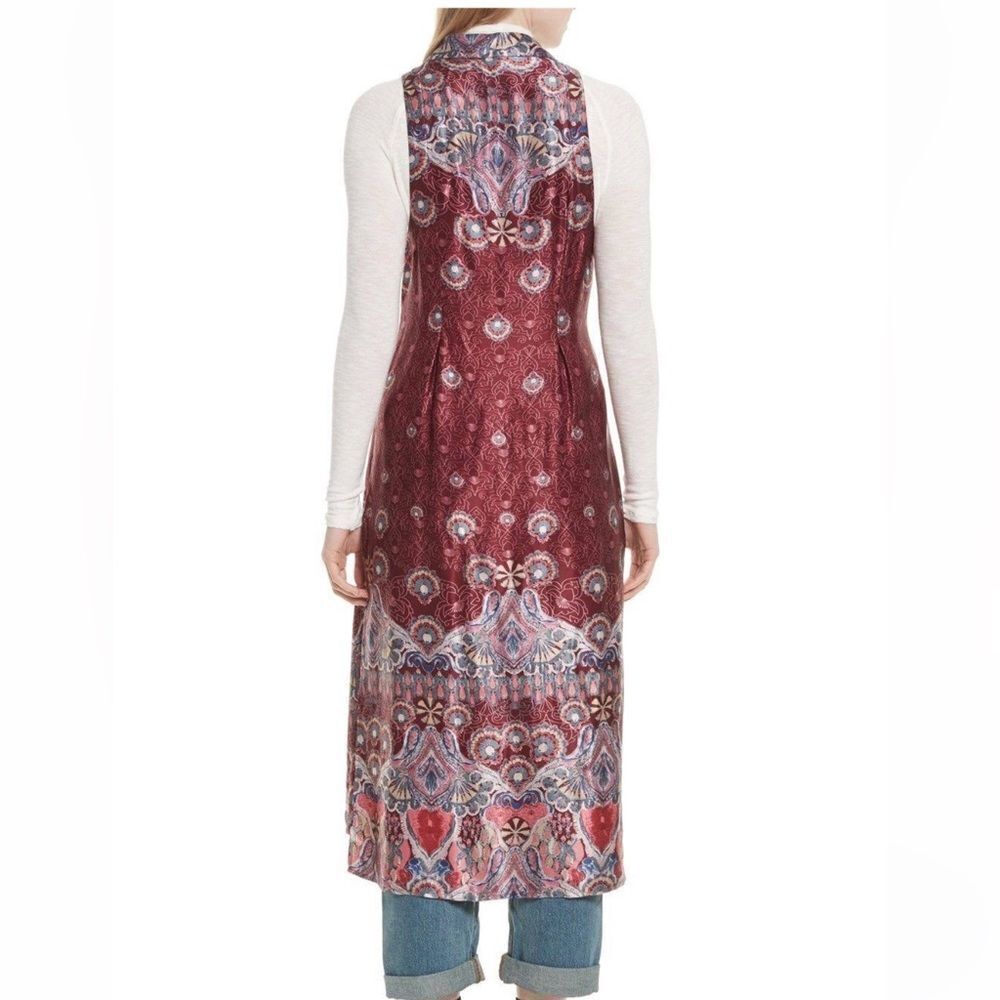 Free People Come See About Me Maxi Vest Size Size M $128 - Picture 2 of 9